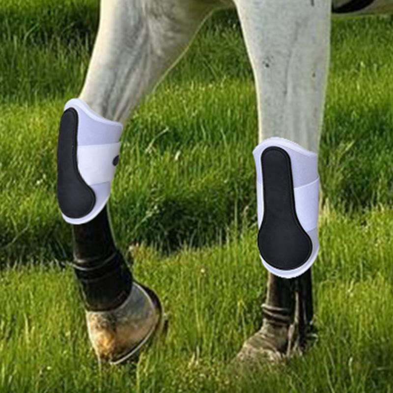 2 Pieces Breathable Fly Boots For Horses Loose Horse Leg Guards Comfortable Horse Protective Gear For Riding Outdoors Eventing