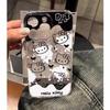 Black & White Hello Kitty Case for iPhone 13, 15, 16, & 17 Pro Max - Cute & Simple Design