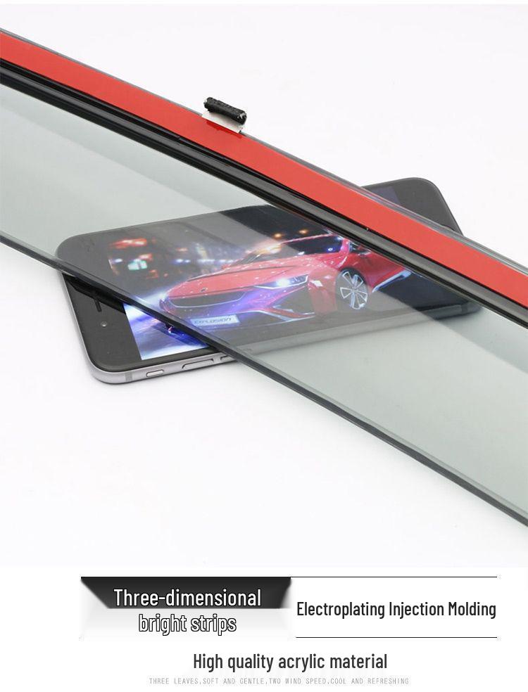 Car Rain and Sun Visors for Haval Models: H6, H2, F7, H5, and Third Generation H7, H4, H9, M6.