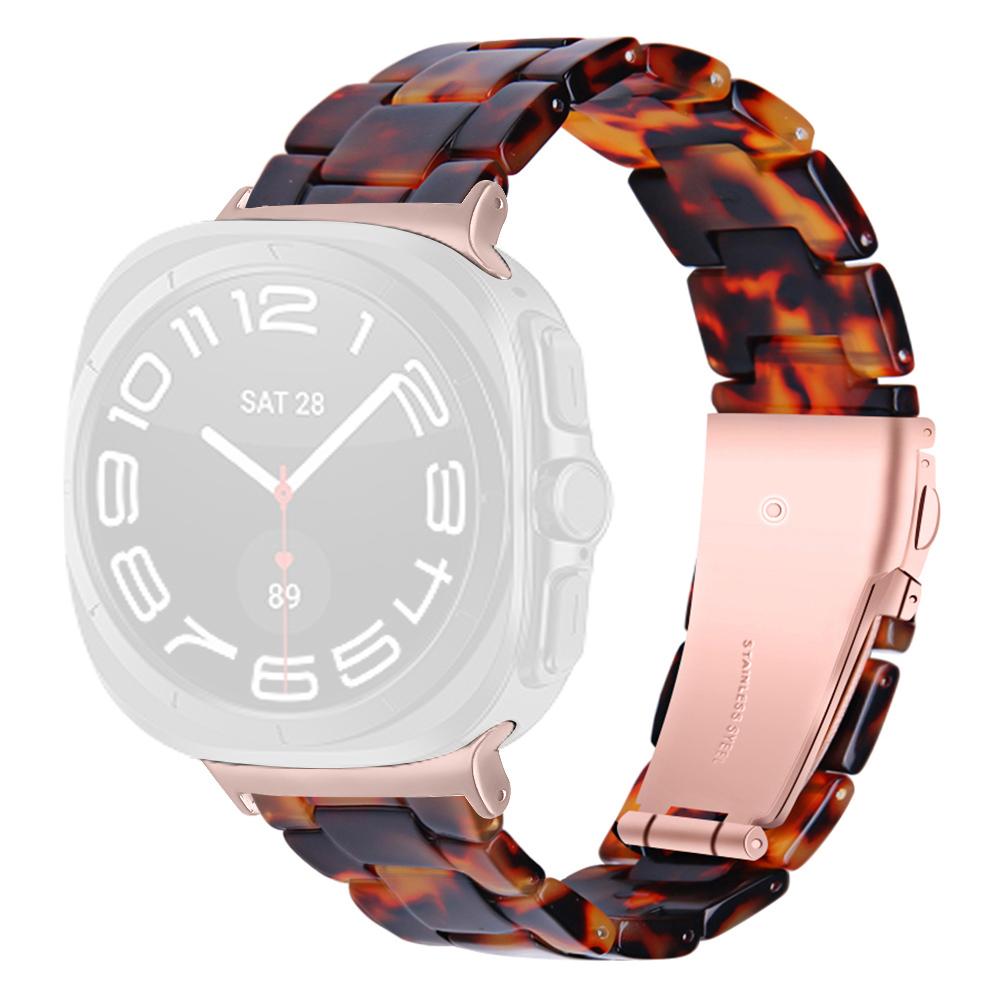 For Samsung Galaxy Watch Ultra (2025) 47mm Watch Strap Acrylic Resin Waterproof Wrist Band