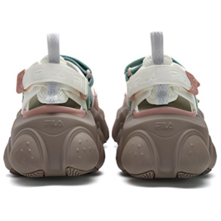 New FILA FRAGOLA Beach Sandals Women's White Gray Purple F12W421402FAD