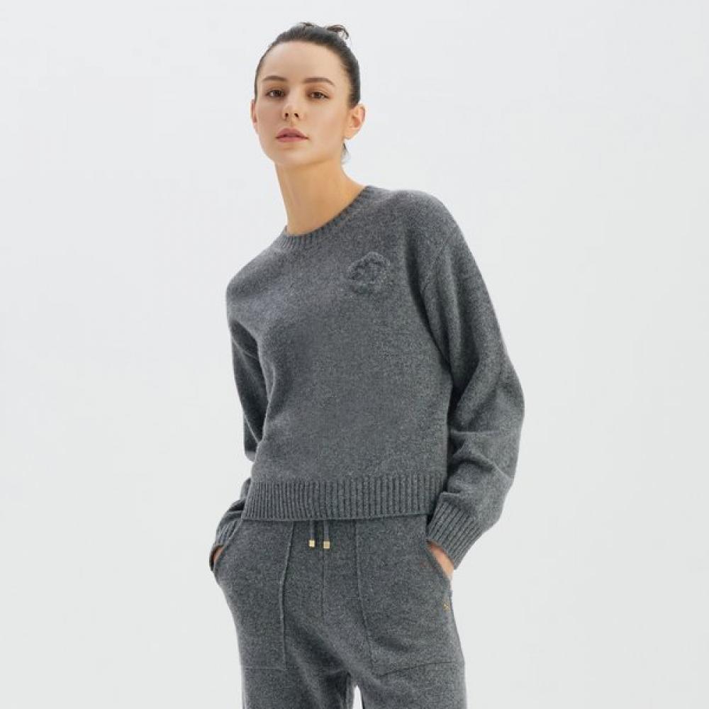 

Huit Boucle Flower Sweater Htwtp3l05t MGY (MELANGE GRAY)/S
