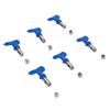 6 Stück Airless Spritzdüsen Set Blau 211 315 417 515 517 523 Airless Farbspritzdüsen für Zuhause