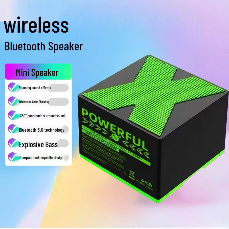 

Mini Portable Bluetooth Wireless Speaker: High-Quality Sound, Compact Design, Subwoofer X3