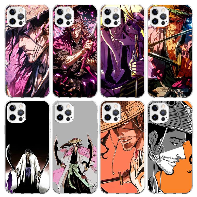 Bleach Kyoraku Shunsui Phone Case For iPhone 17 Air 16 15 Pro Max 14 Plus 13 Mini 12 11 Cover 7 8 SE Silicone Shell Print Fundas
