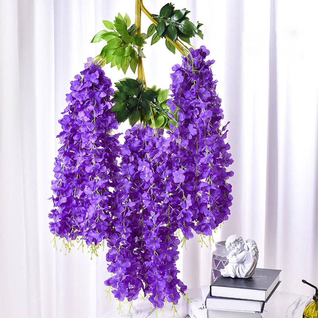 3.61Feet/Piece Artificial Fake Wisteria Ratta Garland String Hallway Decor