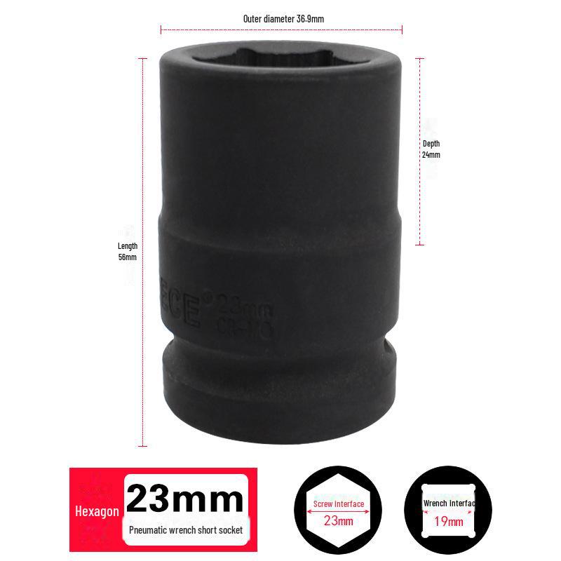 Tolis Heavy-Duty 3/4 Series Pneumatic Hex Socket Wrench for 17-41mm Tires