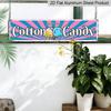 15.7×3.94inch Vintage 'CANDY' Metal Sign - Aluminum Sign/ Decorative Sign, Waterproof & Dustproof Wall Art for Home, Bar, Cafe, Garage Decor