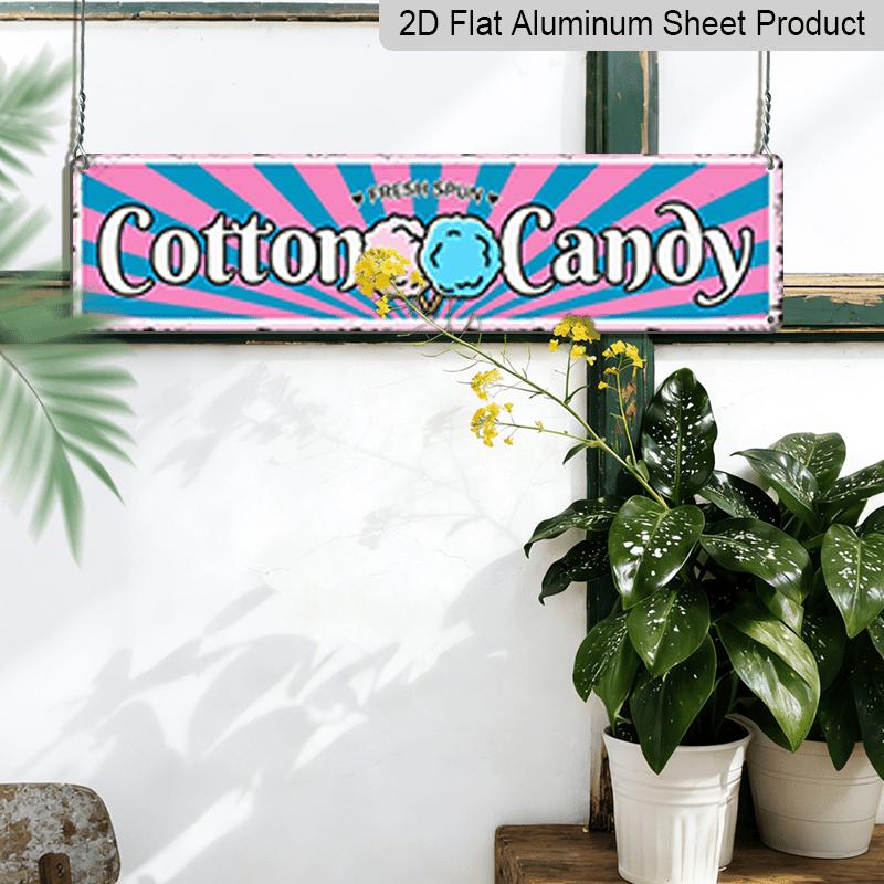 15.7×3.94inch Vintage 'CANDY' Metal Sign - Aluminum Sign/ Decorative Sign, Waterproof & Dustproof Wall Art for Home, Bar, Cafe, Garage Decor