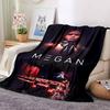 Koc flanelowy Megan Show Koc narzutowy Miękki Ciepły Sofa Łóżko Kemping Samochód Wystrój domu Unikalny Prezent Świąteczny C930240