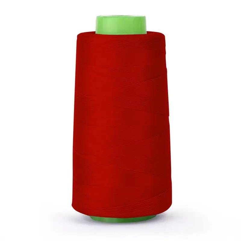 Sewing Thread Edge Banding Nylon Elasticity Thread 3000 Yards Thread 100D/2 Thread Edge Stitching Thread Silk Elastic Thread красный