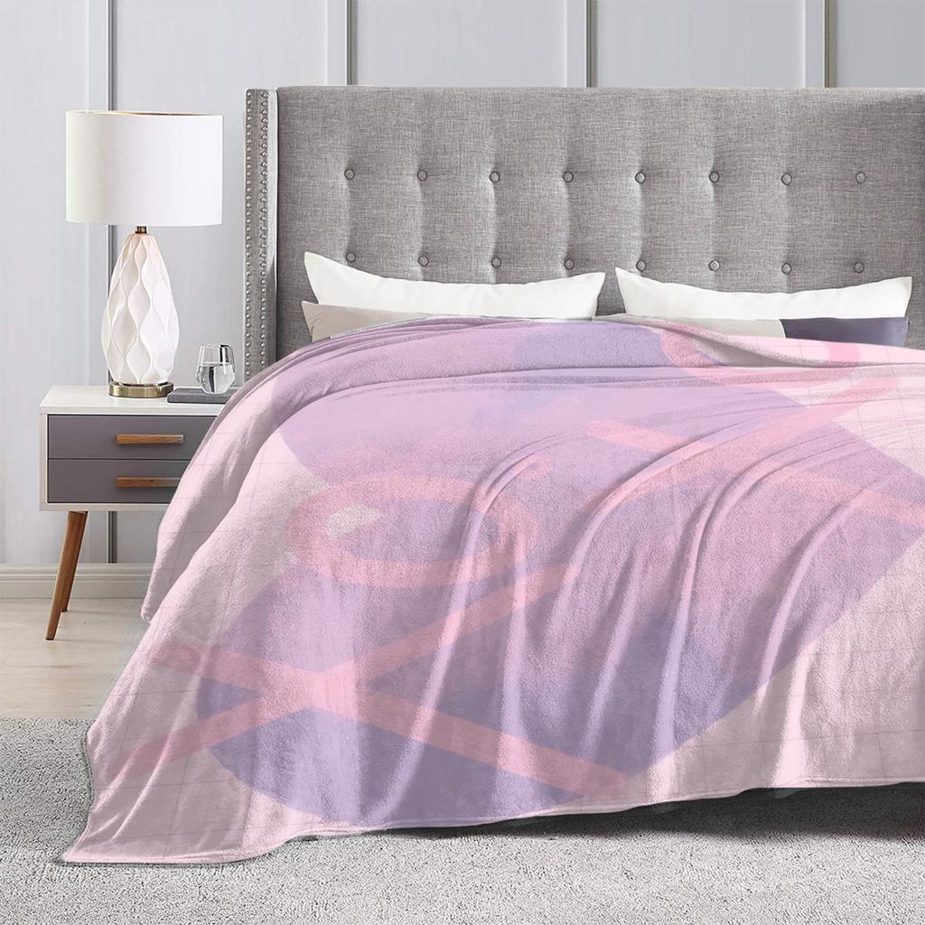Super Warm Blanket Camping TV XO Kitty Kim Min Ho Bedding Throws Flannel Bedspread For Home Decor Fluffy Sofa Bed Cover