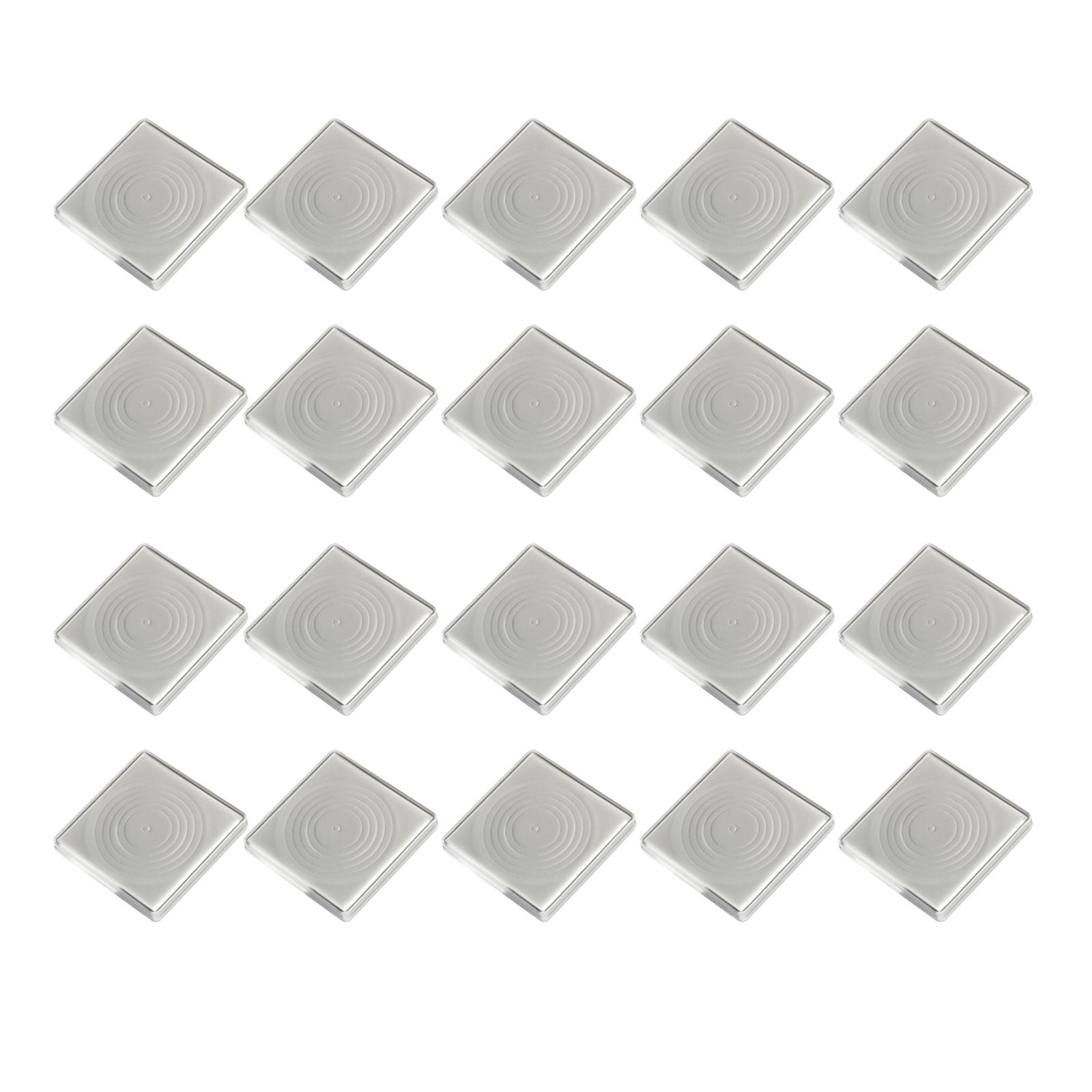 44 мм Капсулы для монет Кейс для монет Прозрачный пластик Маленький круглый держатель для монет Хранение 19 24 29 34 39mm