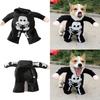 Halloween Coat for Medium Large Dogs Halloween Costume for Dog Funny Skeleton Two-Legged Pullover Clothing