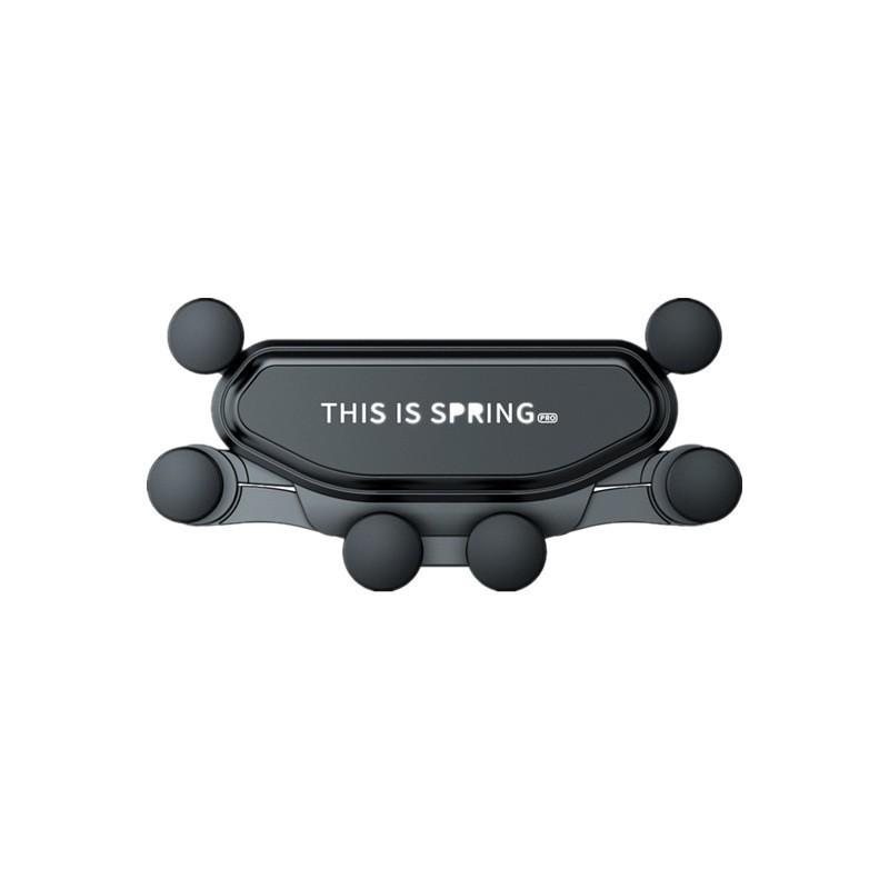 Gravity Car Phone Holder: Silent Six-Point Retraction, Weight-Reducing, Air Vent Mount for Stable Navigation