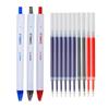 Retractable Gel Pen Set With Pen Refills Red Black Blue Ink for School Students Writing Stationery
