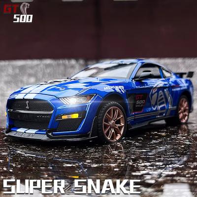Nou 1:32 Ford Mustang Shelby GT500 Model Aliaj Mașină Muscle Sunet și Lumină Tracțiune înapoi Jucărie pentru copii Colecționabile Cadou de ziua de naștere