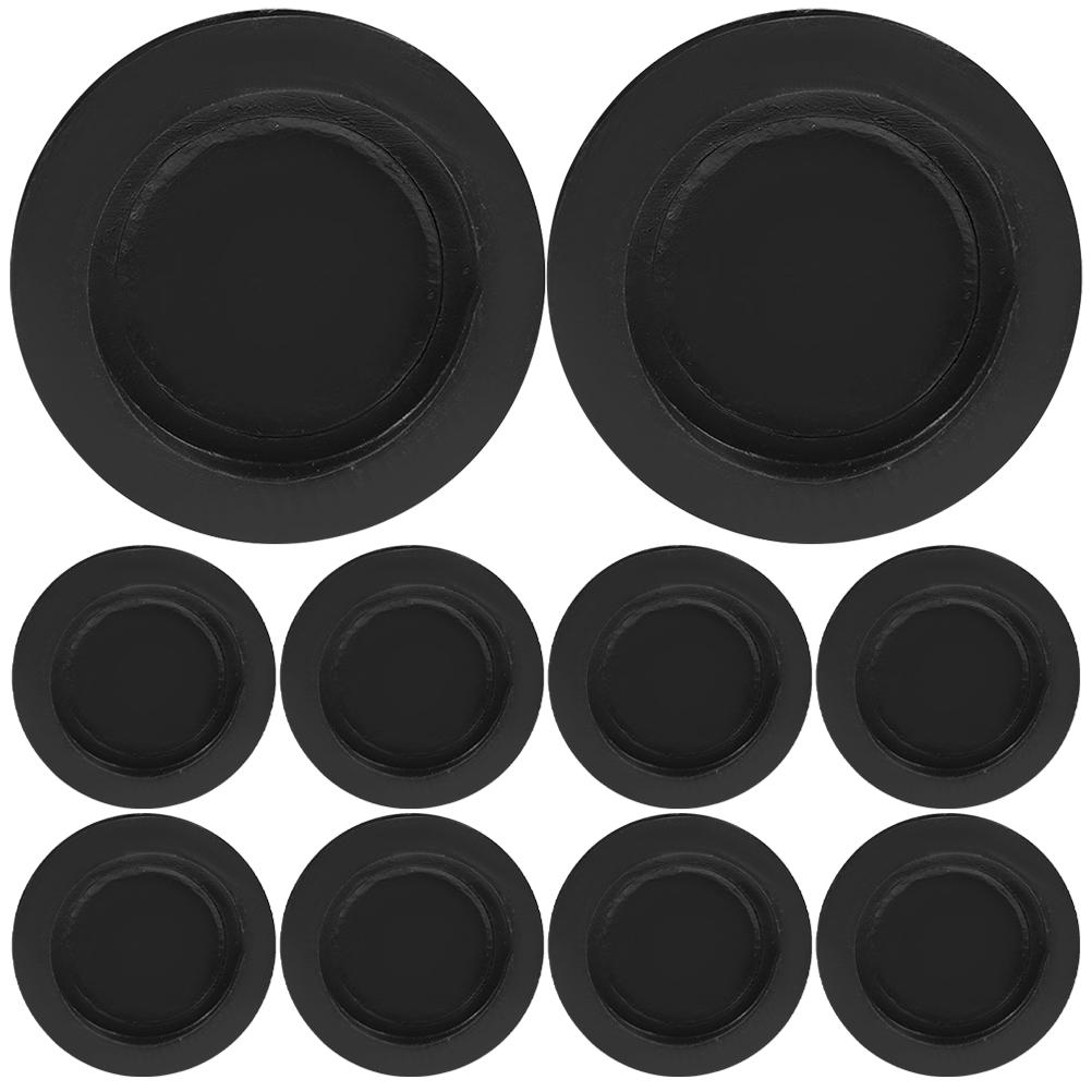 10pcs Round Plug Piggy Bank Bottom Cover Replacement Caps For Saving Box Money Pot Rubber Stopper Plaster Stoppers