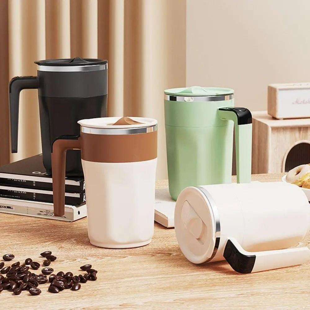 Rechargeable Automatic Stirring Cup Magnetic Stirring Heating Mixer Cup  Portable Use