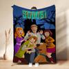 Classic Scoobydoo Spooky Monster Mashup Cartoon Anime Blanket Cozy Comfortable Throw Blanket For Bedroom Sofa Nap Lightweight Home Decor