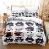 Fundamental Paper Education Theme Bed Set 3 Piece Quilt Cover Set for Fans Comfortable Bedclothes Home Textile All Sizes