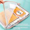 Mesh Pouch Bag File Bag A4 Zipper with Handle Document Organizer