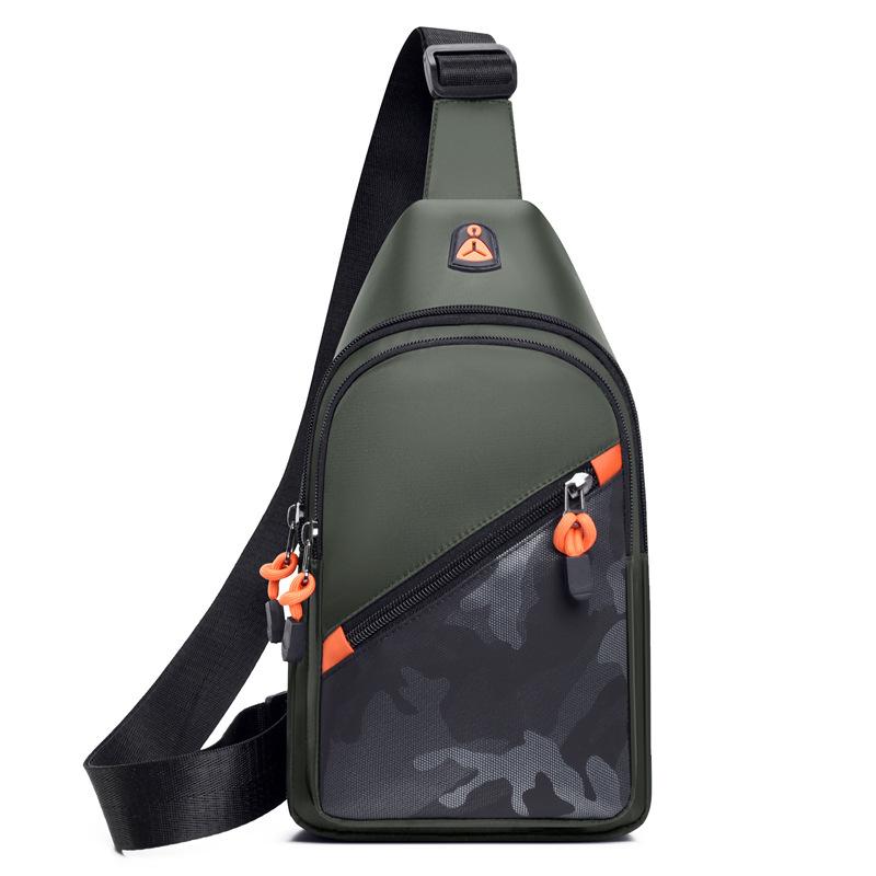 New Breast Bag Men's Bag Shoulder Messenger Bag Men's Trendy Boys Canvas Casual Men's Bag Trendy Brand Small Backpack Diagonal Span