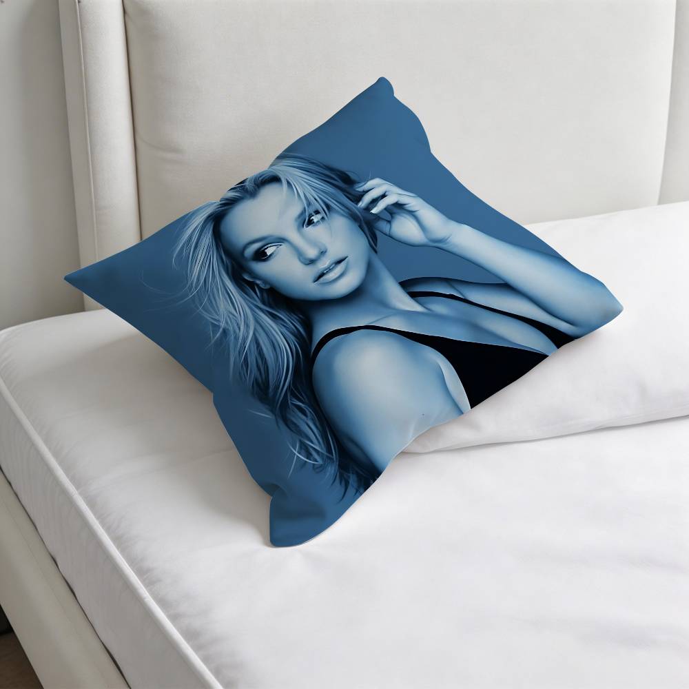 Singer BBritney SSpears Square Pillow Case Soft Decorative Throw Pillow Cover for Home Sofa Bed
