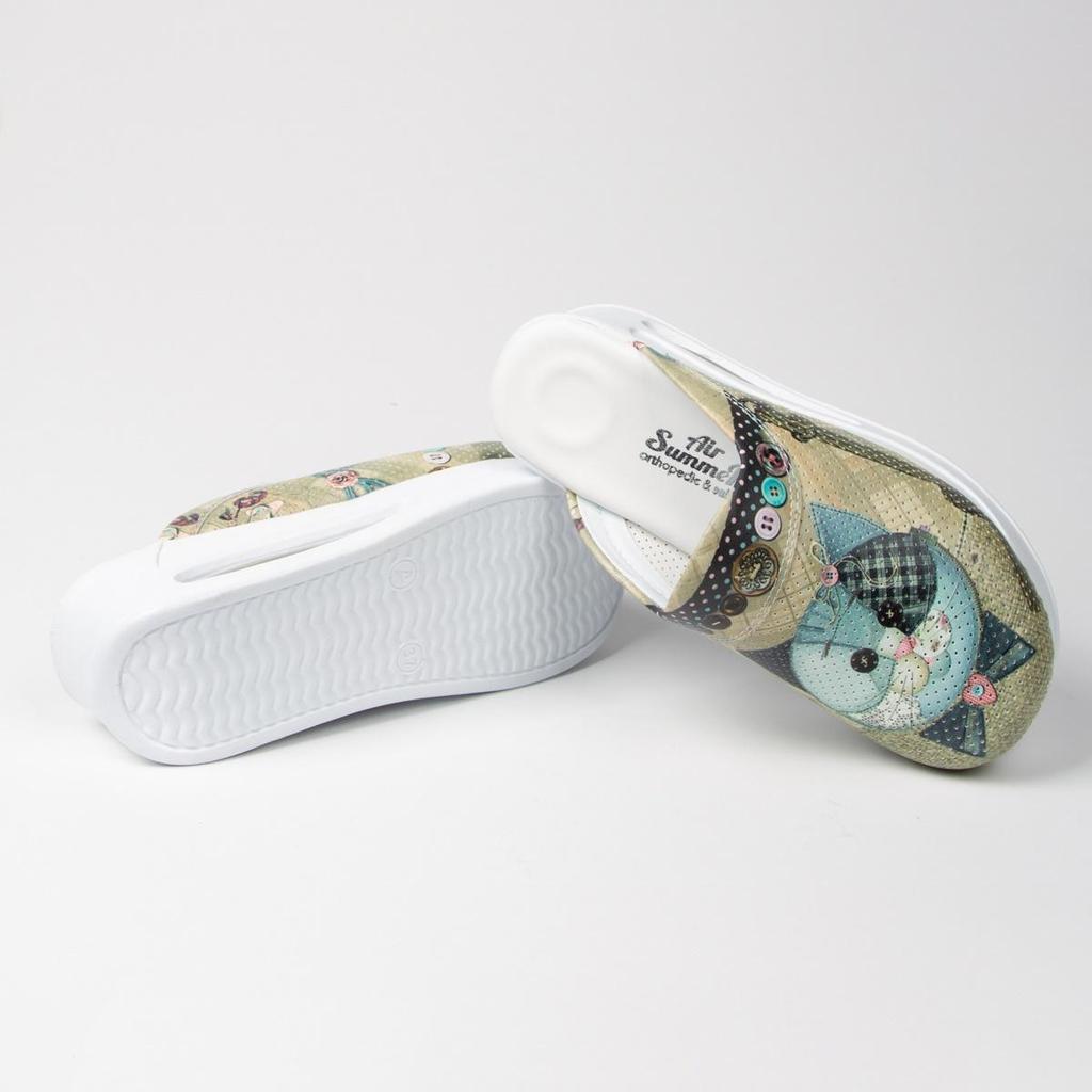 Ortopedyczne chodaki medyczne damskie - antypoślizgowe, wygodne