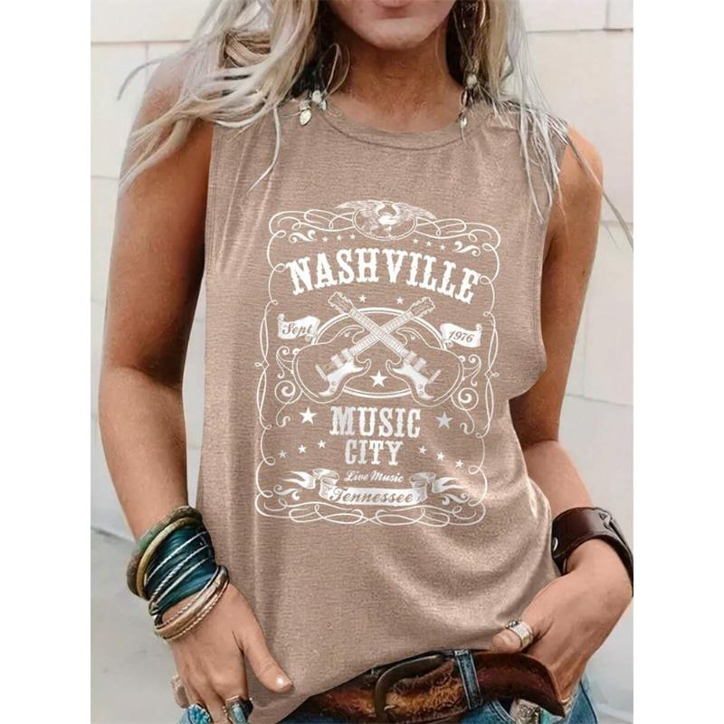 2026 New Women's Crew Neck Tank Top Leopard Print And Love Print Women's Tank Top Street Fashion Women's Casual Tank Top
