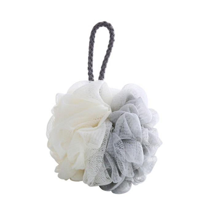 Dual-Color Exfoliating Bath Ball - Fine Mesh for Rich Lather and Versatile Use