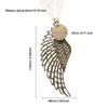 Christmas Tree Angel Wing Festival Adornment Metal DIY DIY Pendant Hanging Decor Holiday Room Pendant Prop Blessing Adornments