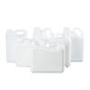 5L Square Plastic Barrel - 5kg Chemical Resistant Stackable Container for Alcohol, Acid & Alkali, Sealed 5 Liter Pot