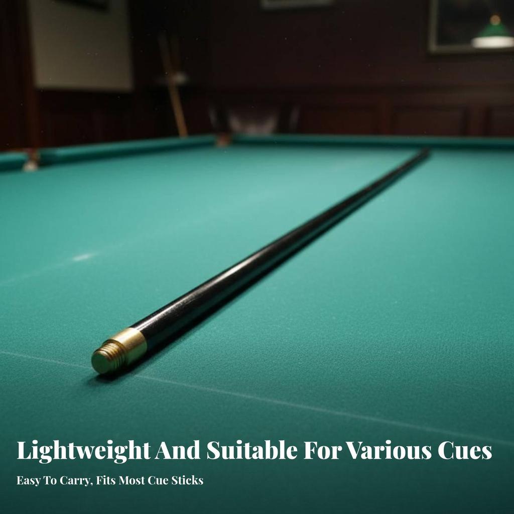 Universal Fit Pool Cue Bridge Head Smooth Glide Billiards Rod for