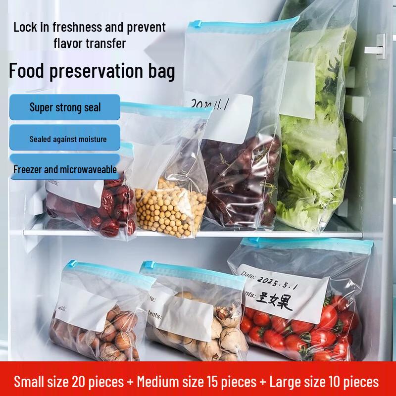 Food Grade Zipper Slider Fresh-Keeping Bags
