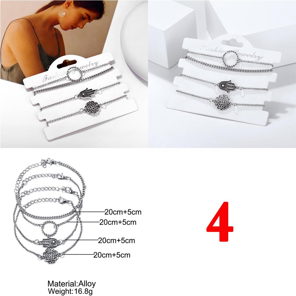 

Модные многослойные браслеты для женщин в стиле Бохо в асортименте 4