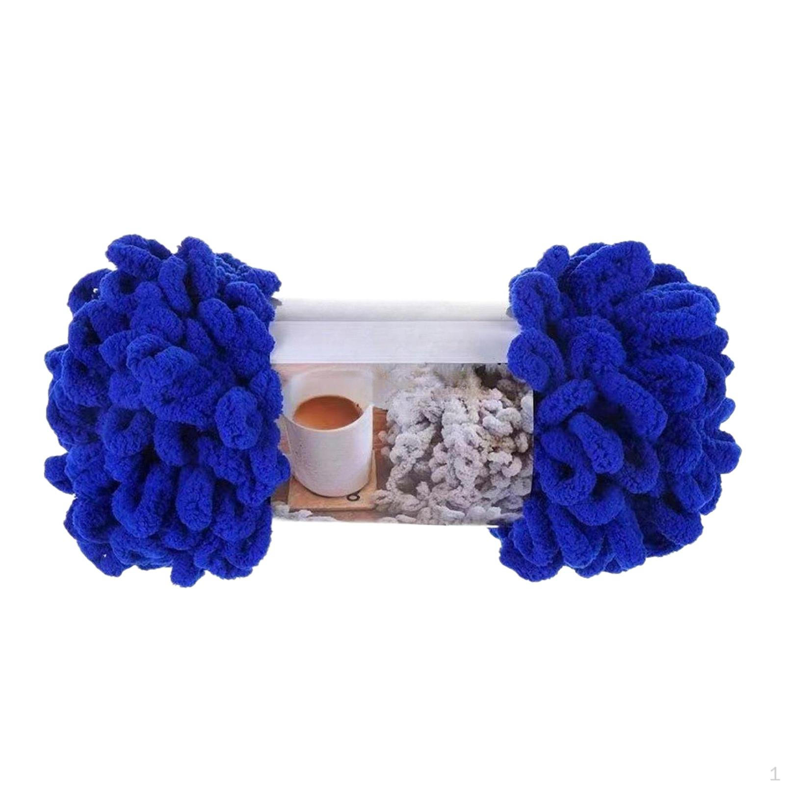 

Толстая шерстяная пряжа объемная мягкая летняя сделай сам вязание крючком подушка одеяло вязание для темно-синий