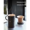 Wanqian Tang Zisha Style Ceramic Tea Mug with Filter