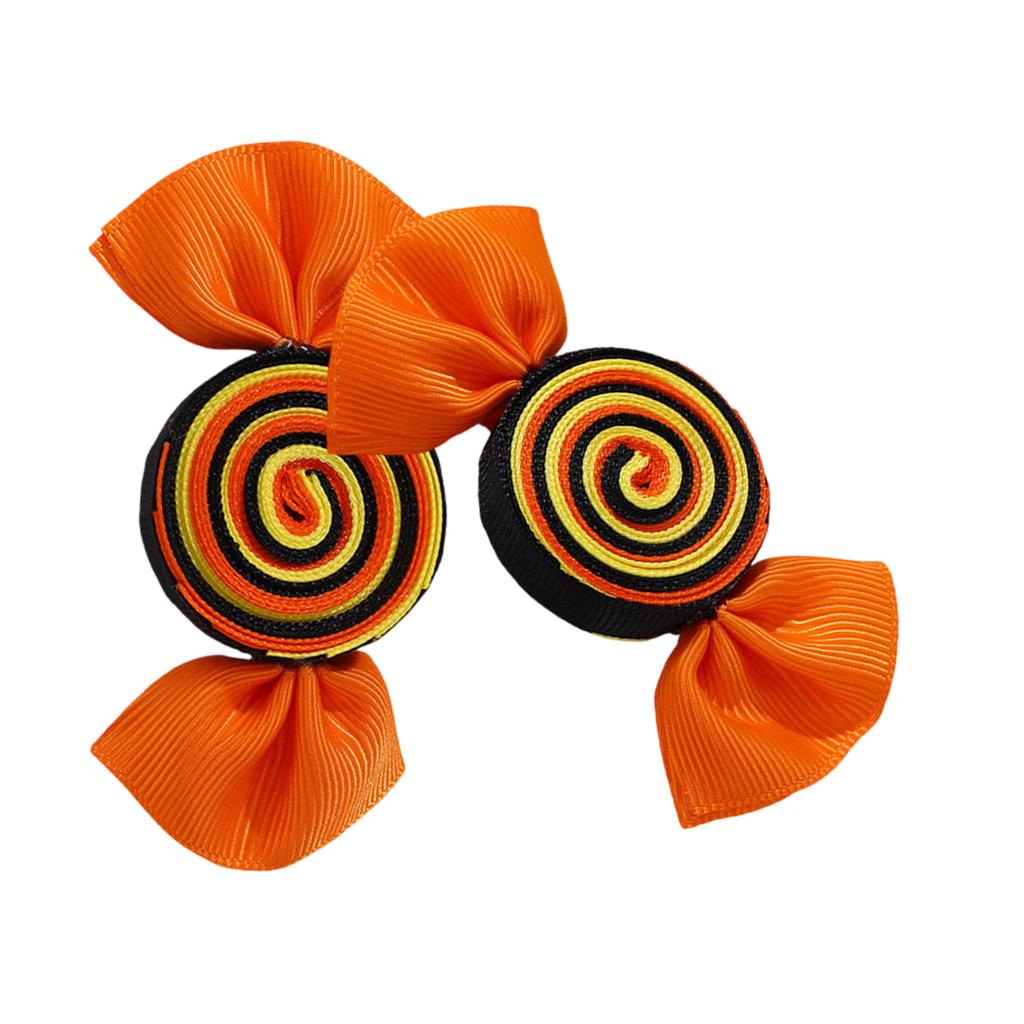 2 Pieces Cute Hair Clips Set Fashion Accessories Hairpin with Flowers Fruits and Rainbow Designs Hairpieces for Girls