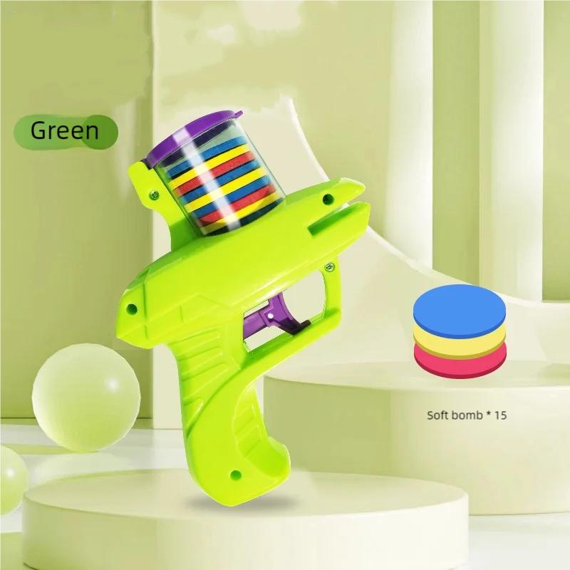 Children'S UFO Radish Gun Toy Bullet Gun Safety Outdoor Toy Bullet Battle Interesting Interactive Decompression Toys