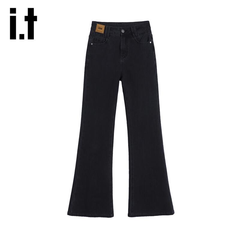 Izzue It Petite High-Waist Slight Flare Jeans