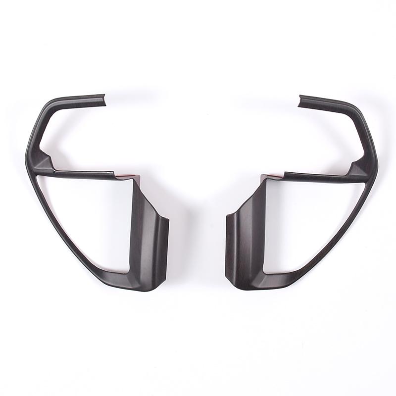 For Toyota Tundra 22-23 For Toyota Sequoia 22- ABS Carbon Fiber Car Steering Wheel Frame Cover Trim Stickers Car Accessories