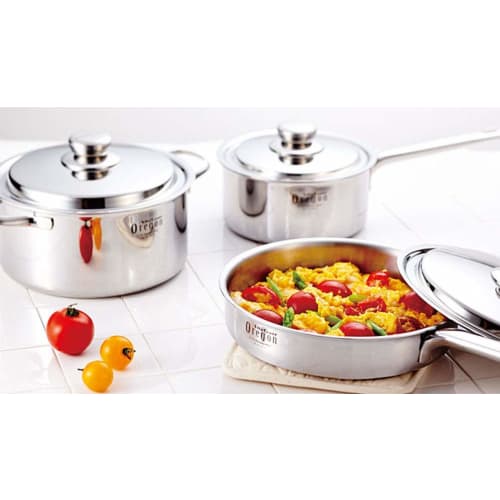 Vita Craft Oregon 18cm Saucepan with Recipe, Silver, 8671