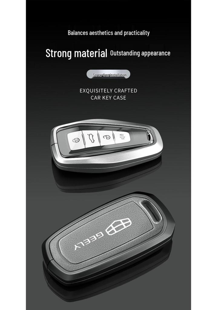 Compatible with Geely Emgrand Key Case: Xingrui, Bin Yue, Xing Yue, L Vision, Icon, Bin Rui, Cool, Boyue, Borui.