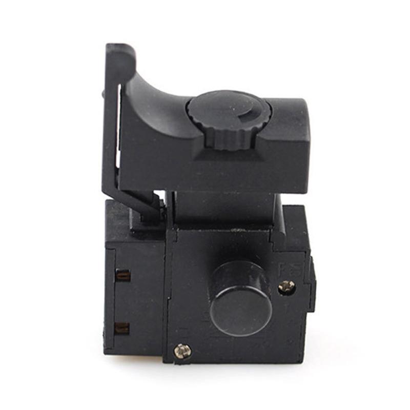 Trigger Switch 220V 6A FA2-6/1BEK Electric Hand Drill Speed Control Lock on Push Button Switch Electric Tool Accessories