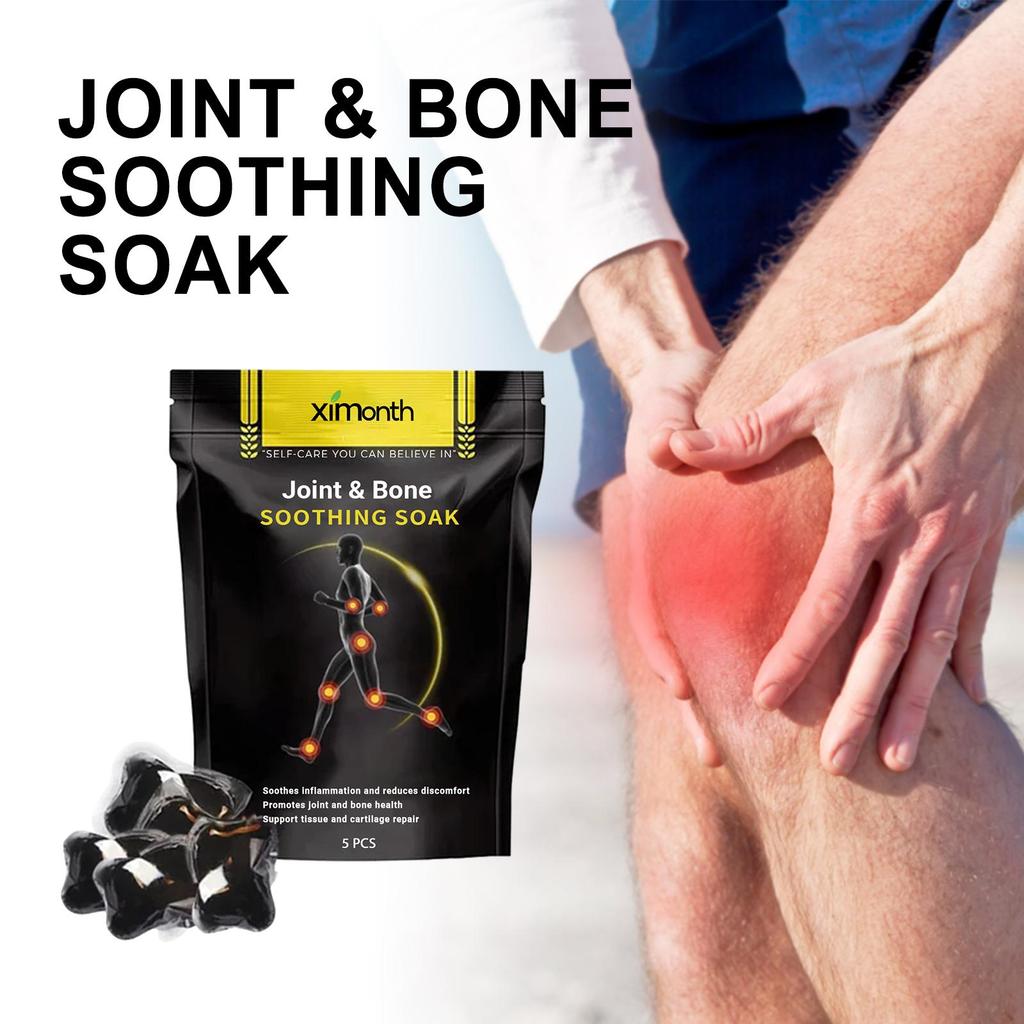 5pcs Joint Care Foot Bath Pack Relieve Shoulder, Neck, Lumbar and Wrist Joint Pain and Discomfort Care Foot Bath Pack