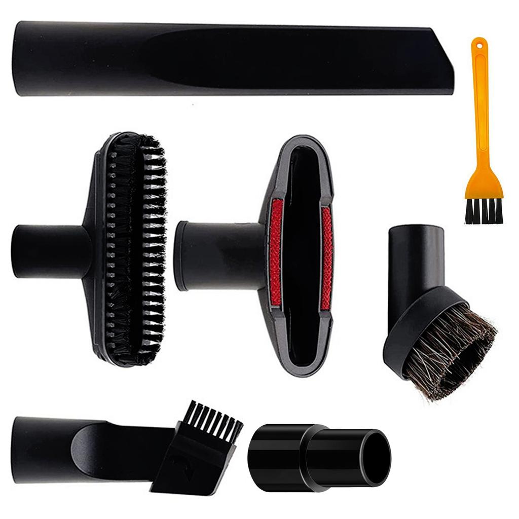 7Pcs Vacuum Cleaner Accessories Floor Brush Floor Brush Dust Brush Sofa Bed Suction Nozzle Brush Head Replacement