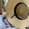 New Lace Edge Elegant Straw Hat Children's Summer Big Brim Sun Protection and UV Protection Sun Hat