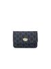 Women's Retro Letter Print Ultra-Thin Coin and Card Holder