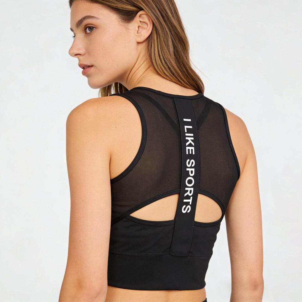 Damen Lycra Yoga Tanktop mit hohem Halt
